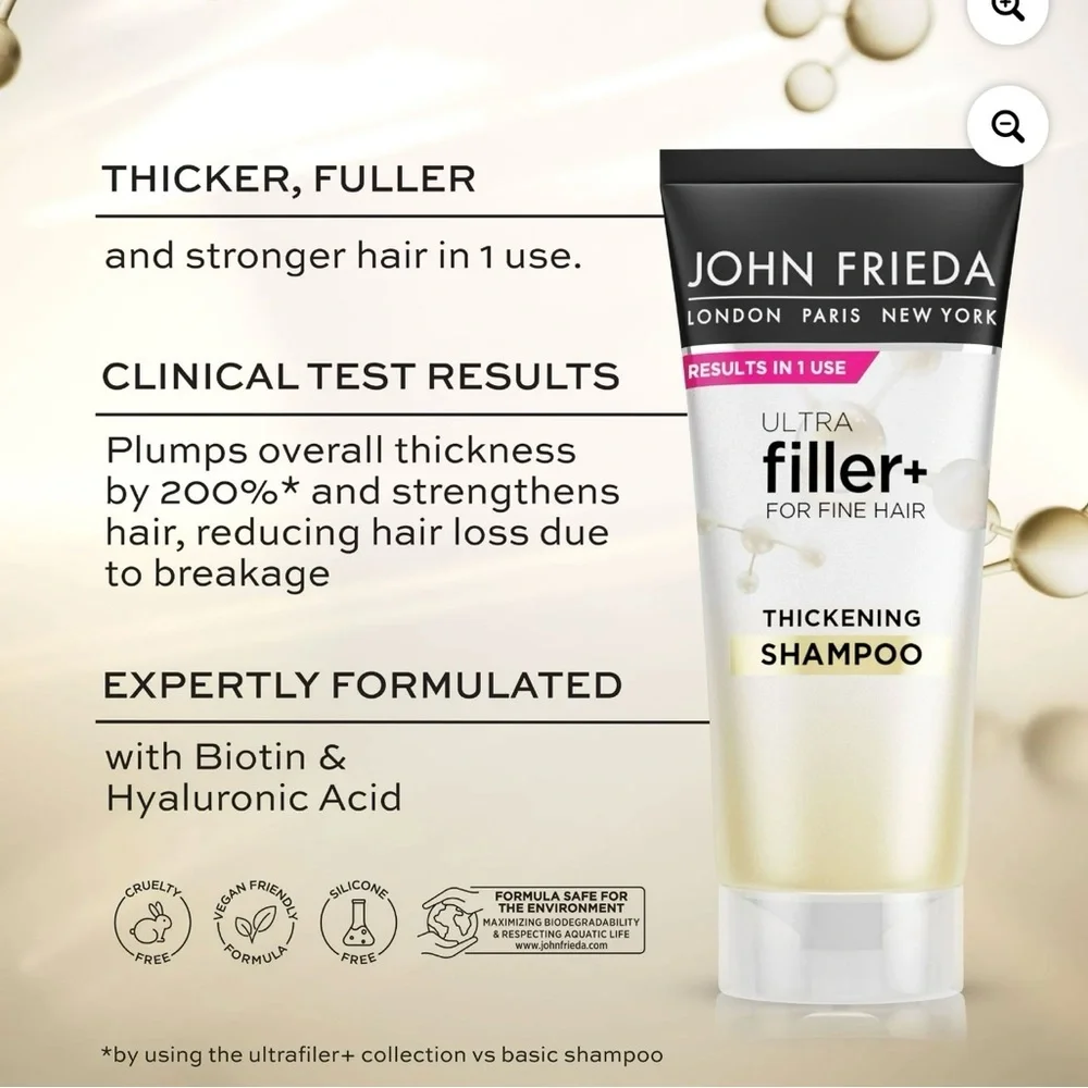 John Frieda ULTRAfiller+ Thickening Shampoo & Conditioner for Fine Hair